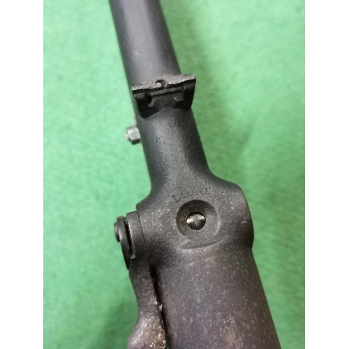 163 - Early antique 1900's BSA Air Rifle Model D .177 serial no. 64636, with a leaver break, top loader, a... 