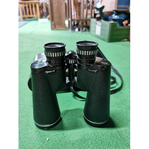 109 - Pair of Chinon 10x50 extra wide field binoculars