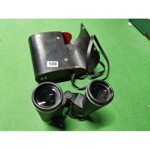 109 - Pair of Chinon 10x50 extra wide field binoculars