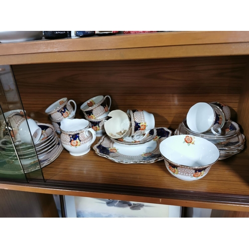 188 - 39 piece Bell fine bone china tea set one cup is A/F