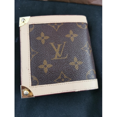 217 - Louis Vuitton purse with a Louis Vuitton shopping bag