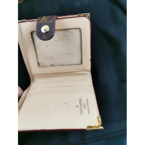 217 - Louis Vuitton purse with a Louis Vuitton shopping bag