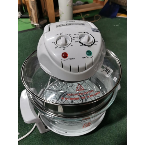 25 - As new Delta Halogen cooker in working order