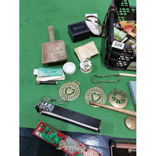 306 - Box full of collectables and sundries