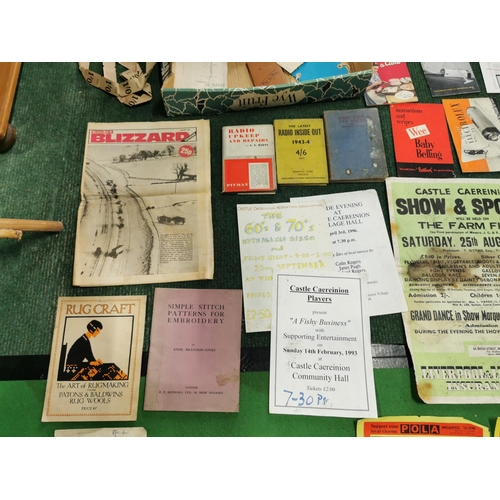 58 - Two boxes full of ephemera cleared from a post office inc quantity of post office items, quantity of... 