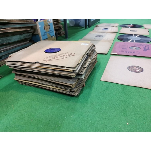 34 - Large quantity of various 78's records