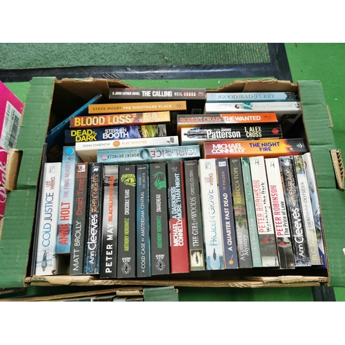 43 - Three boxes of various books (3)