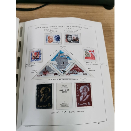 59 - A very comprehensive Russian UDSSR stamp album from 1964-1977 stamps and album are in good clean con... 