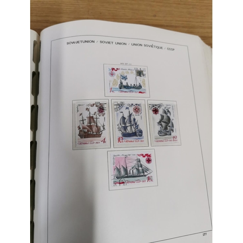 59 - A very comprehensive Russian UDSSR stamp album from 1964-1977 stamps and album are in good clean con... 