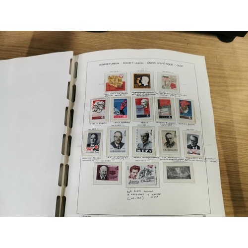 59 - A very comprehensive Russian UDSSR stamp album from 1964-1977 stamps and album are in good clean con... 