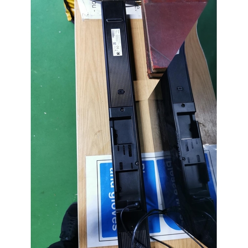 416 - Modern Samsung sound bar model HW-K450/XU along with a Samsung sub woofer model PS-WK450 complete wi... 