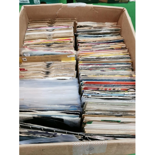 113 - Large job lot of 45 single records, approx. 300, inc some good bands, The Beatles, Paul McCartney, U... 