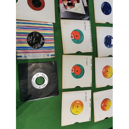 113 - Large job lot of 45 single records, approx. 300, inc some good bands, The Beatles, Paul McCartney, U... 