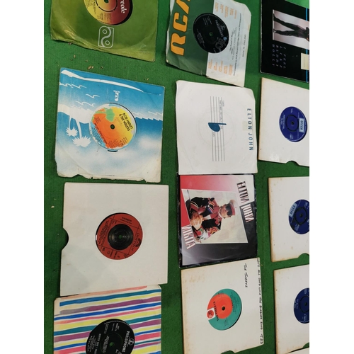 113 - Large job lot of 45 single records, approx. 300, inc some good bands, The Beatles, Paul McCartney, U... 