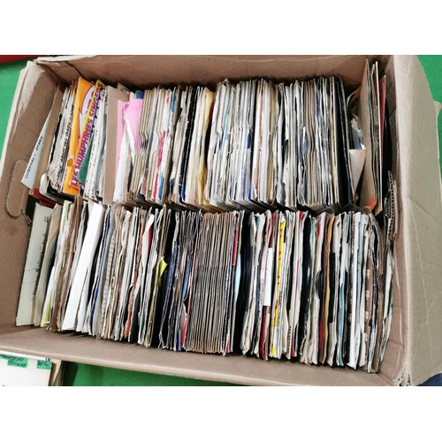 116 - Large job lot of 45 single records approx. 300 inc Shakin Stevens, ELO, MC Hammer etc