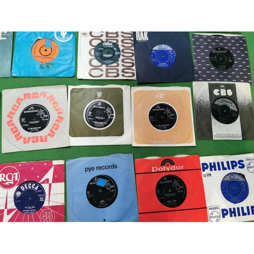 119 - Quantity of various 45 single records inc The Who, The Monkeys etc