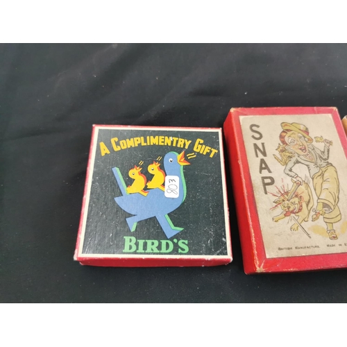 148 - Three vintage card games