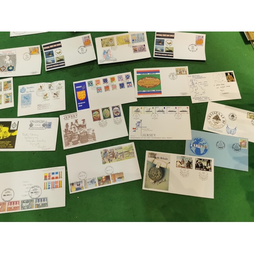 156 - Very large quantity of first day covers mostly of Jersey