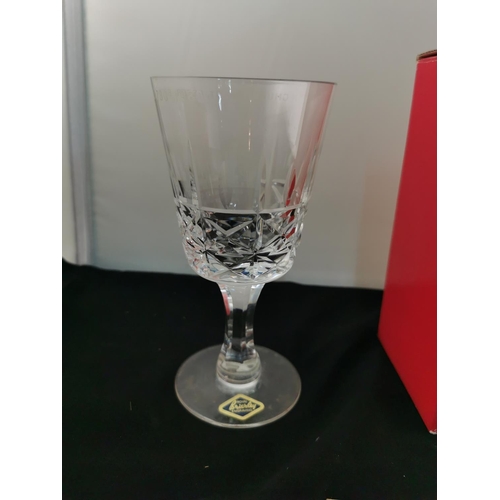 171 - Royal Brierley limited edition crystal goblet with a picture of the church of St Peter No. 90 of 100