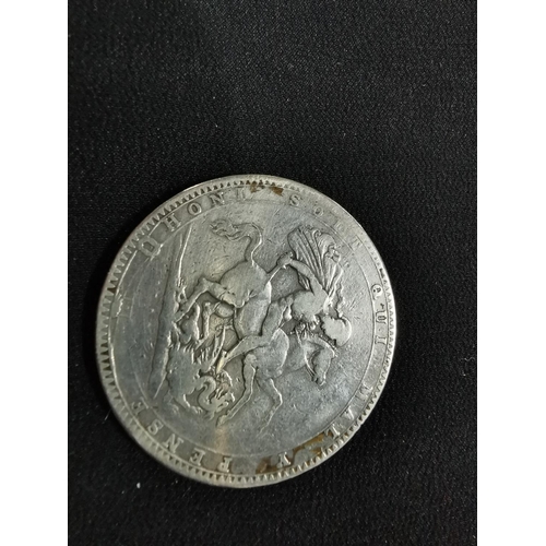 223 - Silver 1820 George III Crown