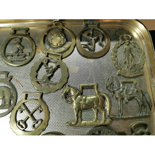 251 - Approx. 26 antique horse brasses