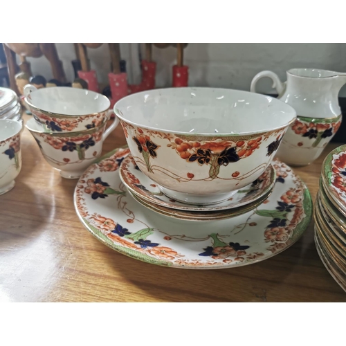 415 - Quantity of various antique tea sets inc a good quantity of Staffordshire Gawly Welsh and a quantity... 