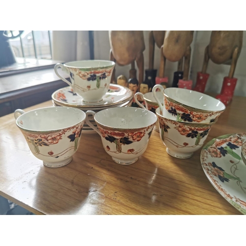 415 - Quantity of various antique tea sets inc a good quantity of Staffordshire Gawly Welsh and a quantity... 