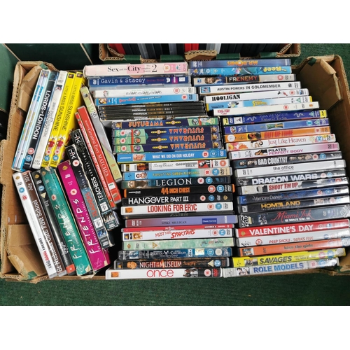 425 - 7 boxes of DVD's