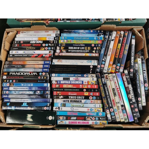 425 - 7 boxes of DVD's