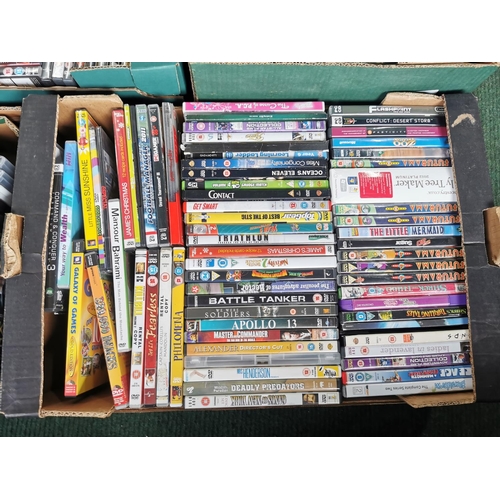 425 - 7 boxes of DVD's