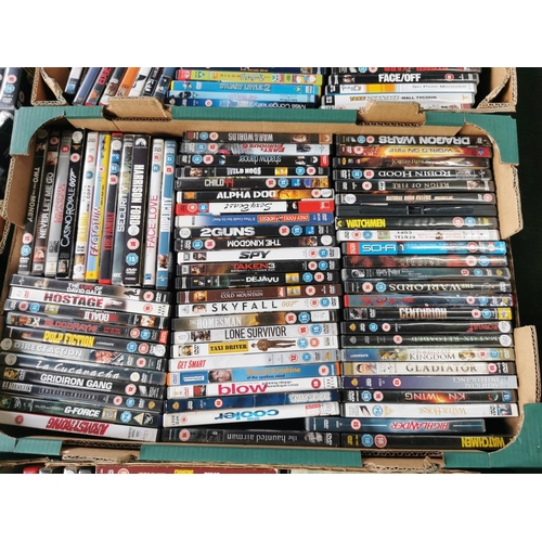 425 - 7 boxes of DVD's