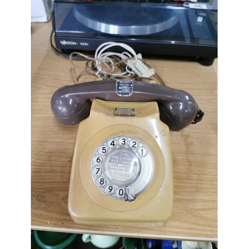 58 - Vintage Enfield clock, cased spoon set and a Minolta X-300 body, a cigarette case and a vintage BLD1... 