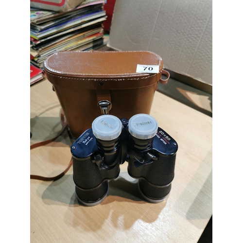 70 - A pair of Tohyoh 20x50 binoculars in excellent clean hardly used condition with original case