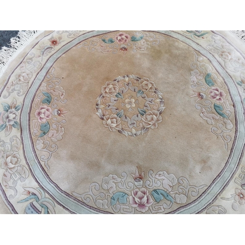 150f - Good quality Imperial Jewel hand knotted 100% wool thick pile  rug 152cm by 152cm