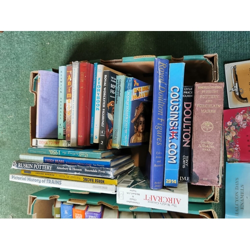 150a - Very large job lot of 17 boxes of books or various genre