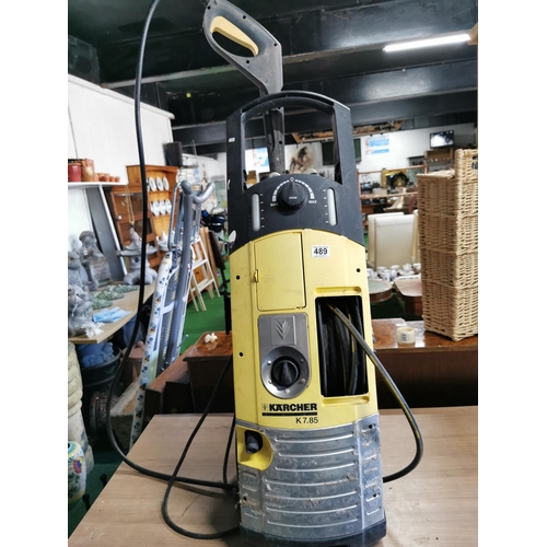 489 - Karcher k7.89 heavy duty pressure washer 150bar