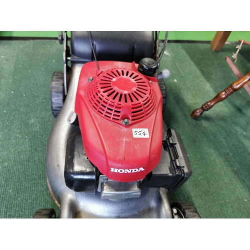 554 - Izy Honda petrol lawn mower 2.7kw in working order