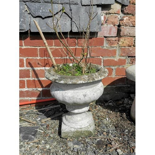 432 - Vintage stoneware urn planter