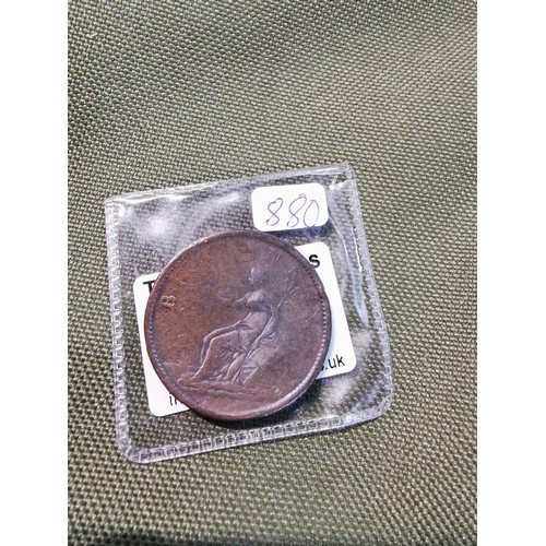 222 - A Georgian 1806 penny