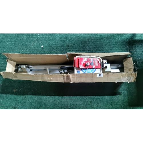 49 - Boxed swivel hand wood turning Lathe