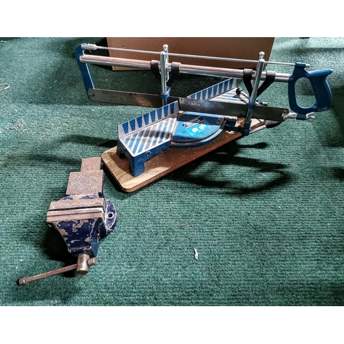 56 - Mitre saw and vice