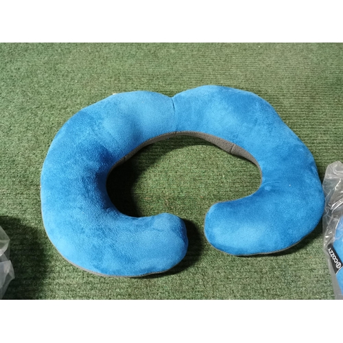 12 - Three new Bcozzy chin supporting travel neck pillows