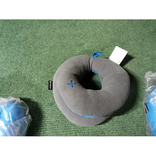 12 - Three new Bcozzy chin supporting travel neck pillows