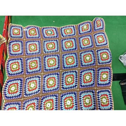 166 - Crochet weave blanket