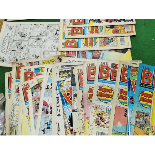 167 - Large quantity of various comics mostly beanos, going back to the 1980's