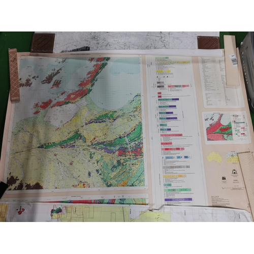 171 - Large Quantity of interesting gold prospecting maps, cleared from a gold prospector working in Austr... 