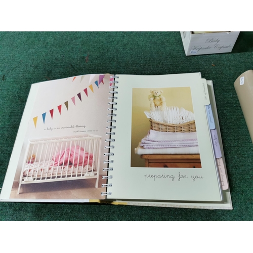 18 - Unused babies journal, unused photo album & unused Peter Rabbit keepsake