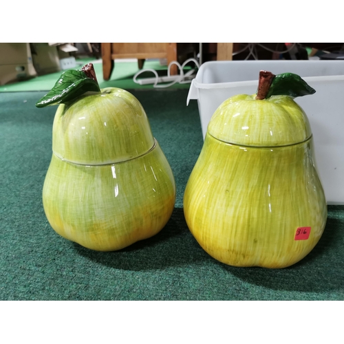 9 - Quantity of fruit formed storage pots and dispensing bottles