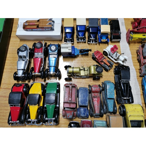 58 - Approx 39 various vintage diecast vehicals crescent, corgi, dinky, quantity relating to the 40's and... 