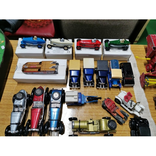 58 - Approx 39 various vintage diecast vehicals crescent, corgi, dinky, quantity relating to the 40's and... 